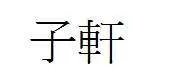 子轩是什么意思？