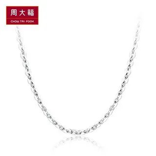 周大福白金项链价格