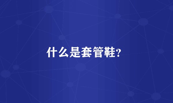 什么是套管鞋？