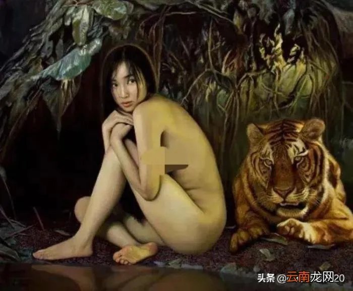 历代艺术家笔下的神女与山鬼 东方神女山鬼系列 油画欣赏