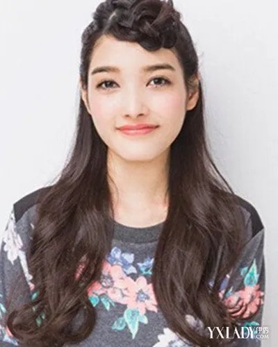 新刘海编发图片打造女神造型不求人