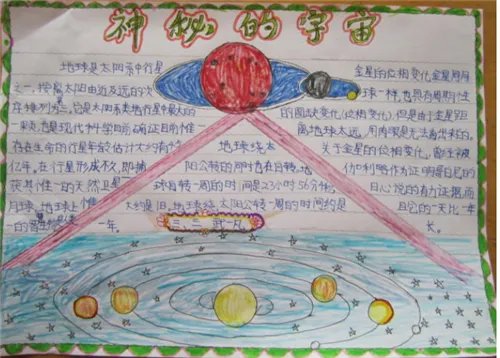 2020最新关于月球的手抄报小学生