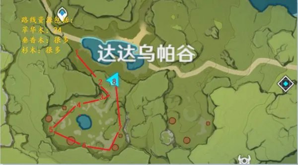 《原神》1.5版本伐木省心路线分享
