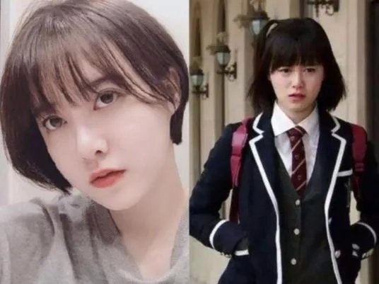 具惠善短发造型嫩如学生妹：谁能看出这是34岁的女人