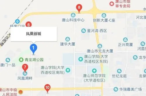 唐山凤凰新城位置在哪