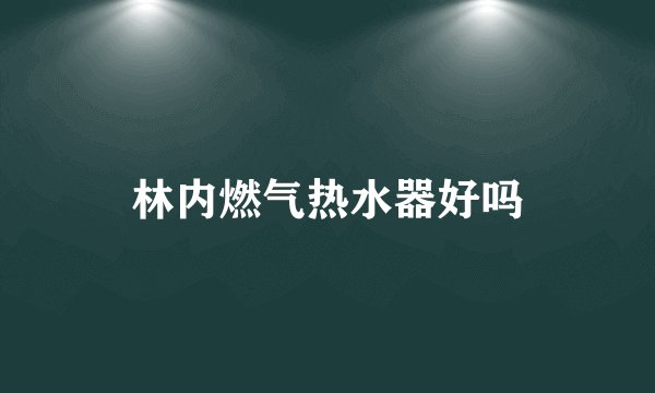 林内燃气热水器好吗