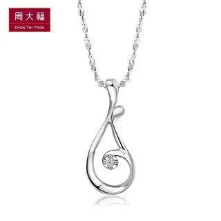周大福白金项链价格