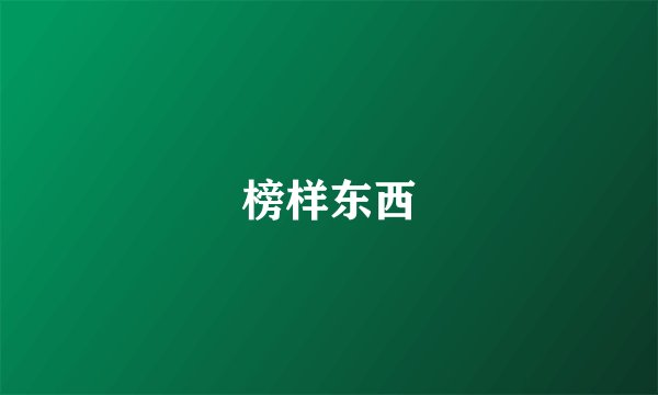 榜样东西