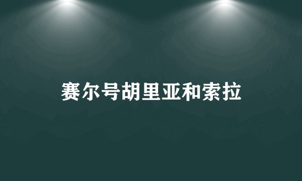 赛尔号胡里亚和索拉