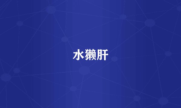 水獭肝
