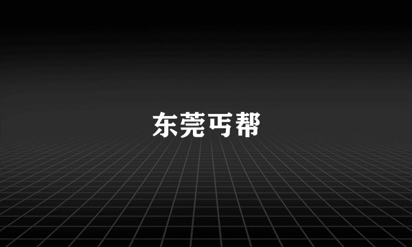东莞丐帮