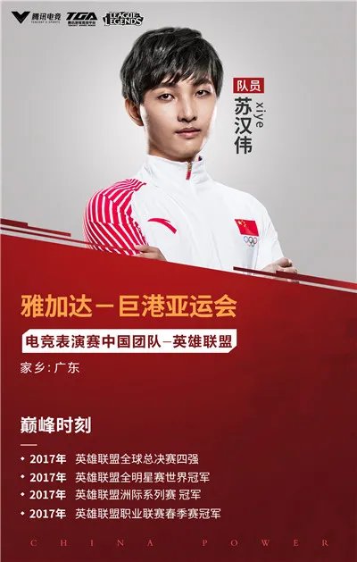 电竞亚运会定妆照公布 中国电竞男团成了