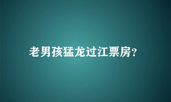 老男孩猛龙过江票房？