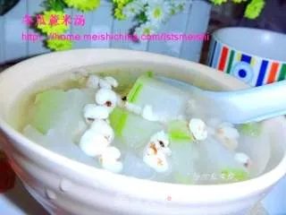 【养生汤煲】薏米冬瓜汤