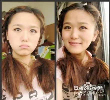 gaga蝴蝶结头&双发辫,2种可爱扎发DIY