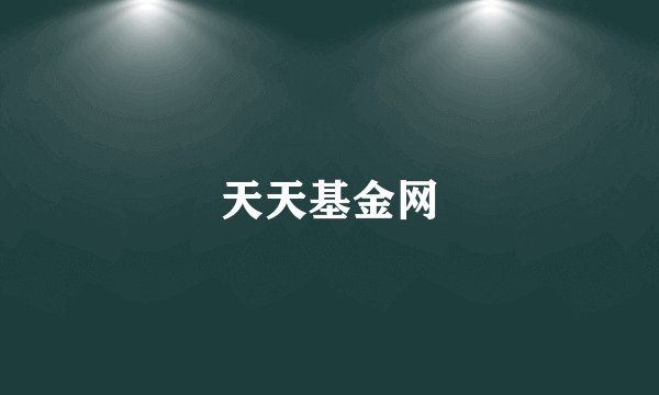 天天基金网