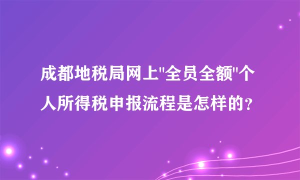 成都地税局网上