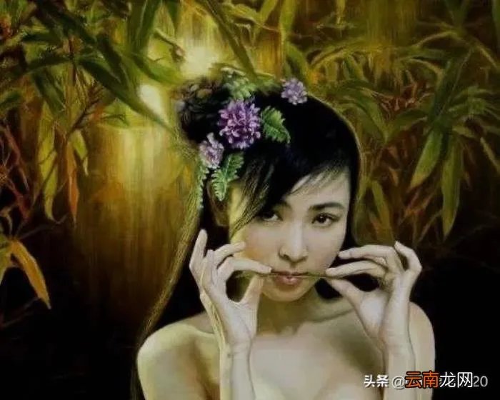 历代艺术家笔下的神女与山鬼 东方神女山鬼系列 油画欣赏