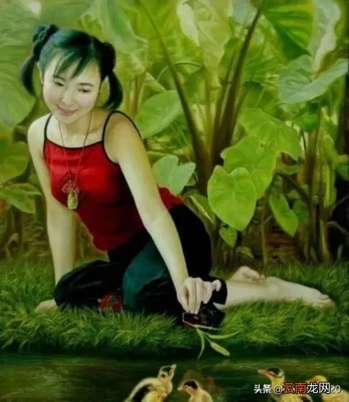 历代艺术家笔下的神女与山鬼 东方神女山鬼系列 油画欣赏